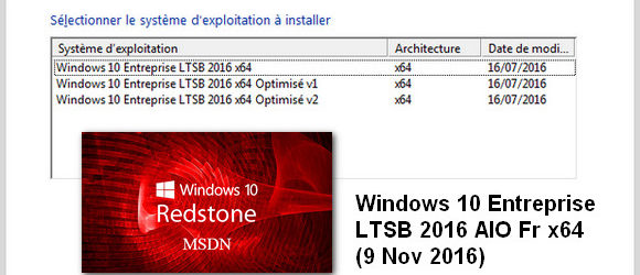 Windows 10 Entreprise LTSB AIO x64 (9 Nov 2016)