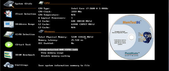 Memtest86 Pro 10.5.1000 download the new version for windows
