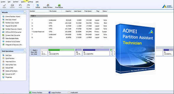 aomei partition assistant pro 5.5 8 portable