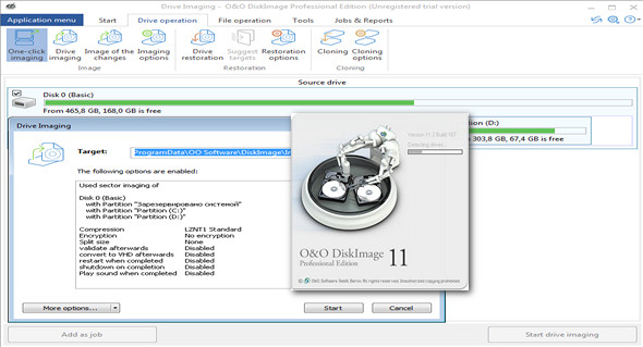O&O DiskImage Professional 18.4.322 download the last version for windows
