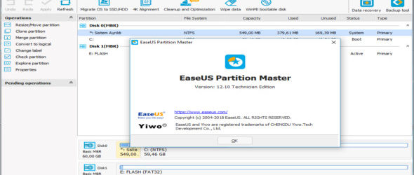 EaseUS Partition Master 12.10 Technician Edition
