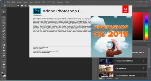 Adobe Photoshop CC 2019 v20.0.0 Crack