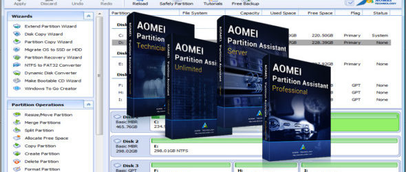 AOMEI Partition Assistant 7.5.1
