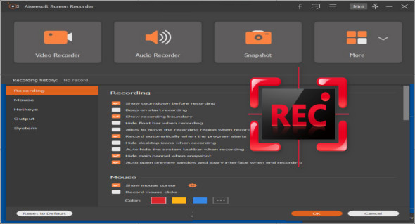 free Aiseesoft Screen Recorder 2.9.12