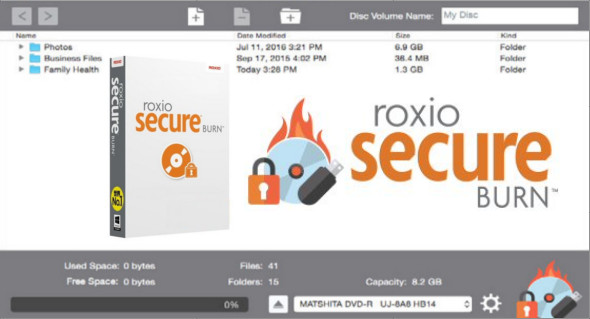 roxio secure burn download