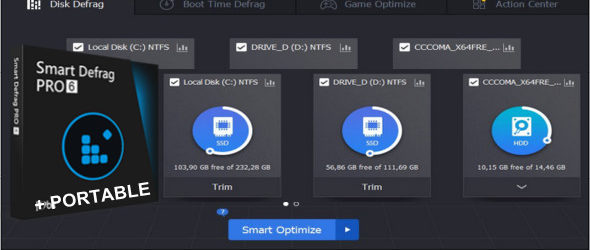 IObit Smart Defrag Pro 8.0.0.136 + Portable