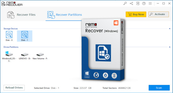 install remo recover for windows