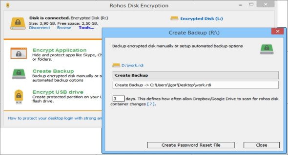 download the new version for windows Rohos Disk Encryption 3.3
