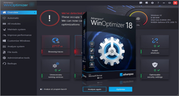 Ashampoo WinOptimizer 26.00.13 instal the new version for ipod